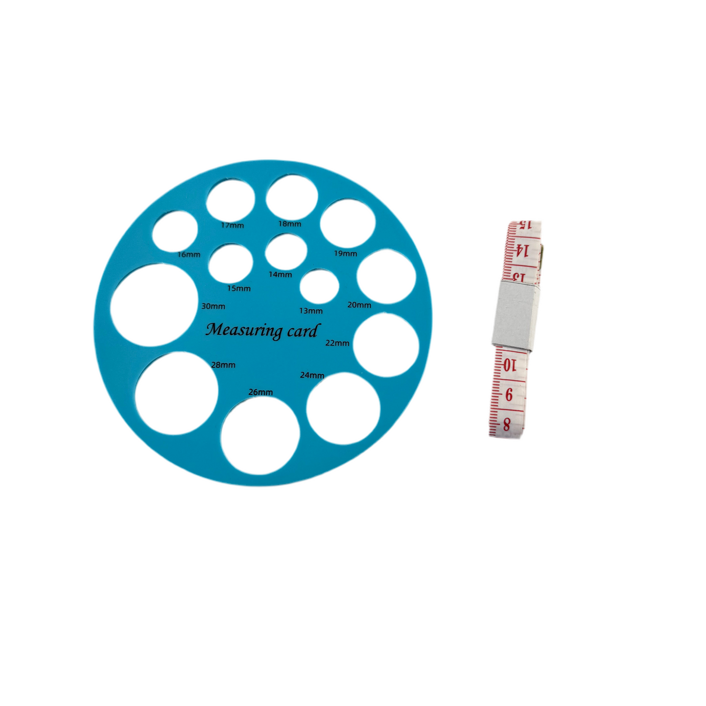 Silicone Nipple Measuring Card