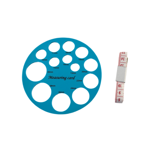 Silicone Nipple Measuring Card