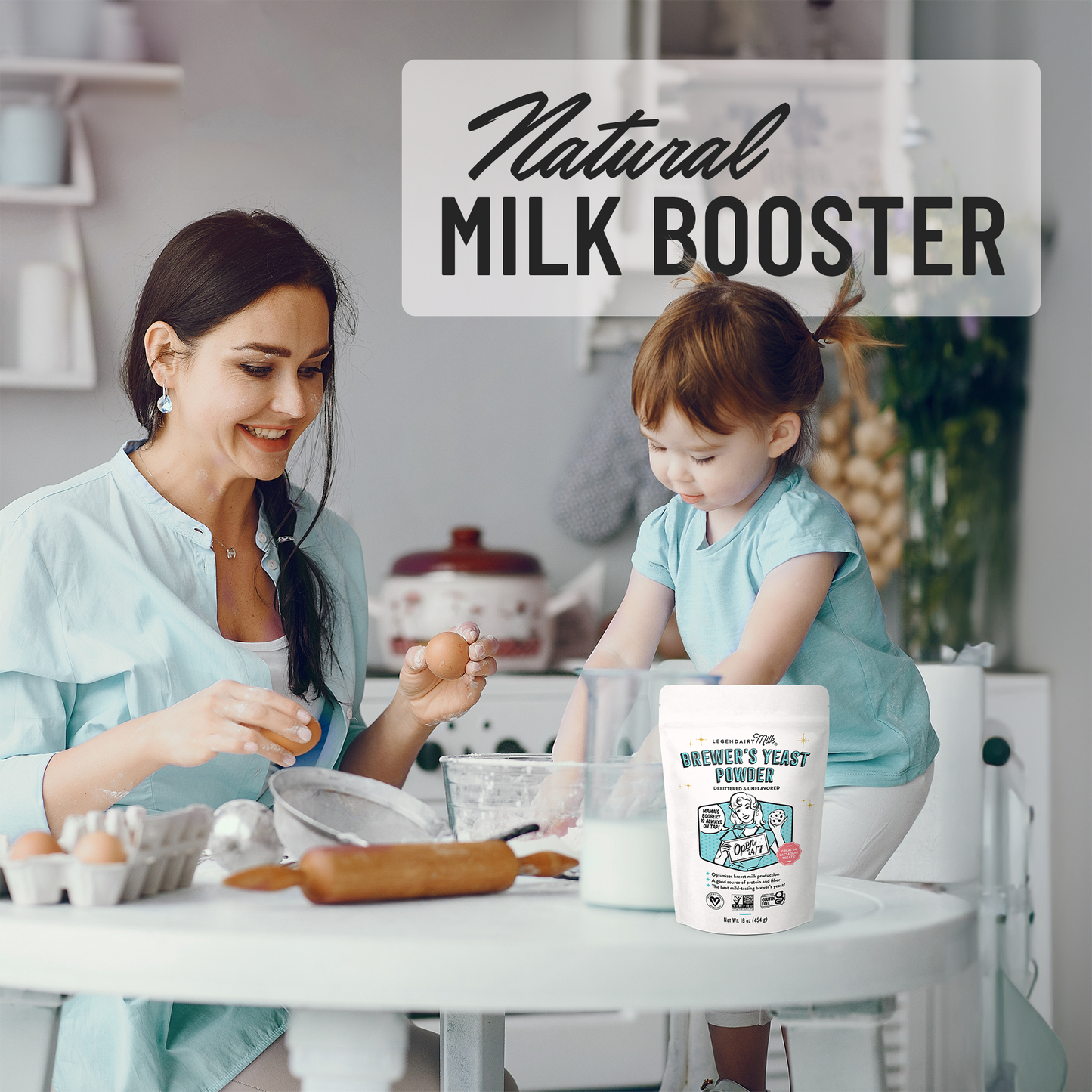 Legendairy Milk Brewer's Yeast Powder - Unflavoured - 16oz