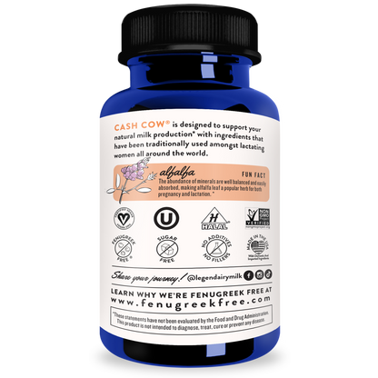 Legendairy Milk Cash Cow Lactation Supplement 60 capsules