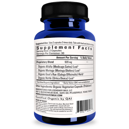 Legendairy Milk Cash Cow Lactation Supplement 60 capsules