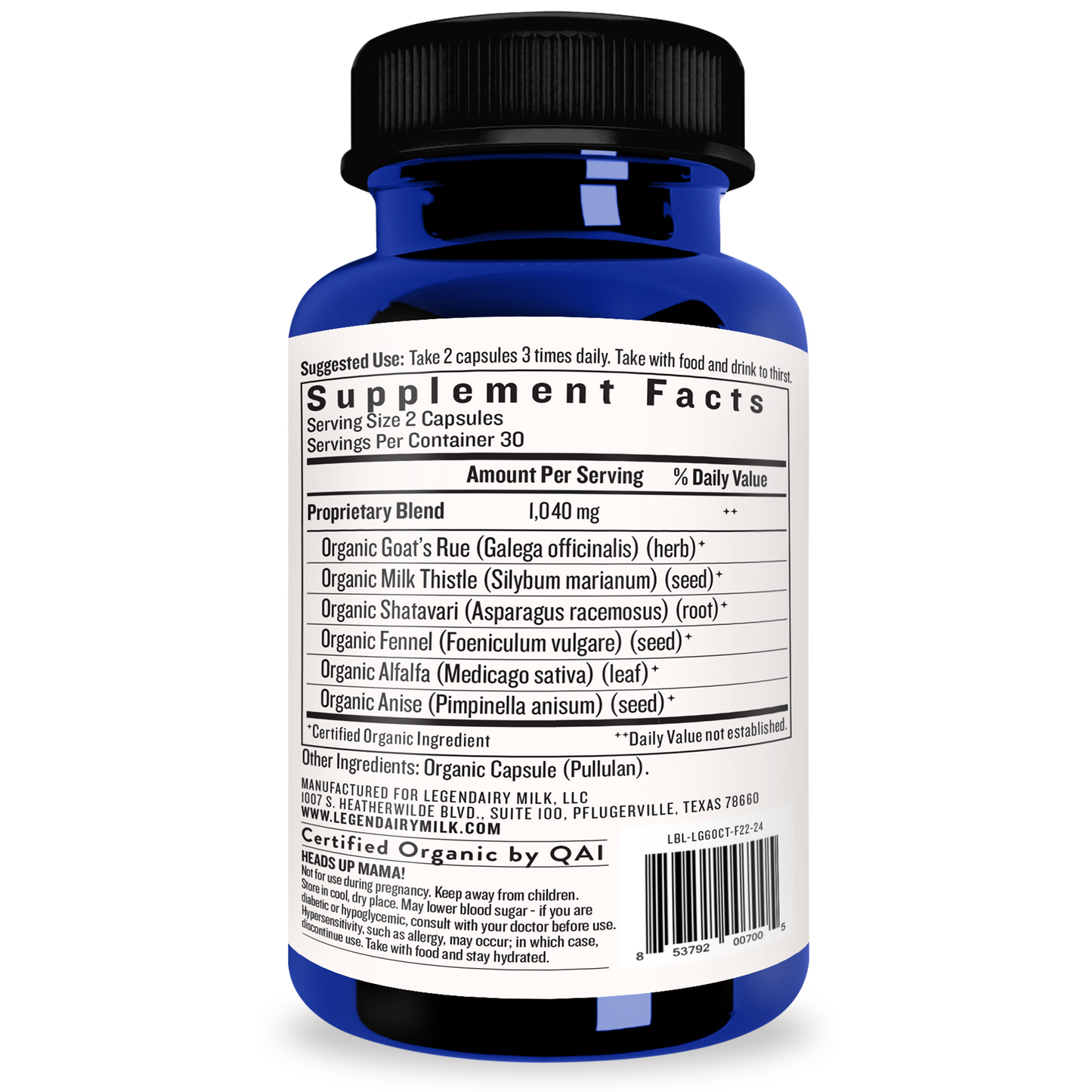 Legendairy Milk Liquid Gold 60 capsules