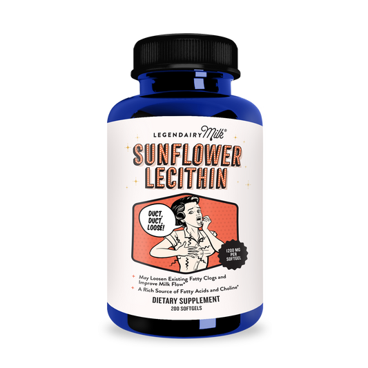 Legendairy Milk Sunflower Lecithin 1200mg 200 Softgels Milk Flow